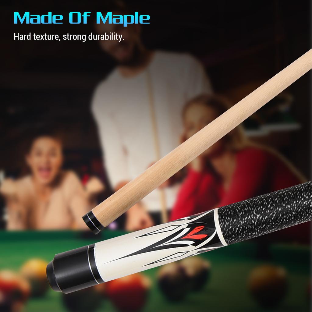 Pool Sticks 147cm   57.9in Maple Fancy Nine Ball Cue Double Section Billiard Design Pool Queue Stick Suitable for Black