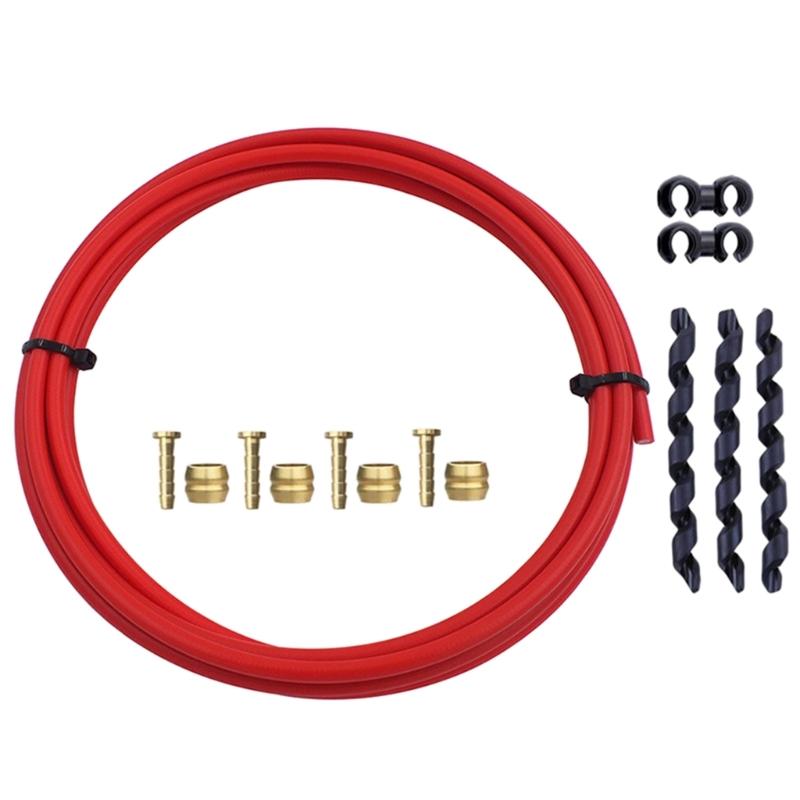 Комплекты тормозных шлангов и латунных соединительных вставок для велосипеда 3000 мм Велосипедные комплекты гидравлических дисковых тормозных шлангов для BH59 BH90 Avid