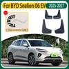 Брызговики для BYD Sealion 06 EV Аксессуары 2025 2026 2027 Защитные щитки 4x Защита от брызг Резиновые Передние Задние Брызгозащитные Крылья