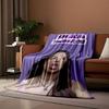 Purple Sour Blanket Design for all seasons blanket lunch break throw gift