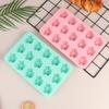 15 Holes Cat Dog Footprint Silicone Mold DIY Cake Molds Cookie Fondant Dog Cat Paw Pet Candy Cookie Jelly Ice Cube Mould