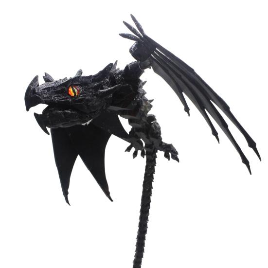 3D-печатная фигурка крылатого дракона, подвижные суставы, летающая фигурка дракона, шарнирная модель дракона, игрушка-фиджет, настольное украшение, орнамент