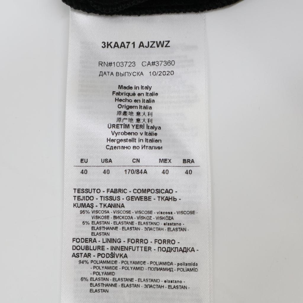 Giorgio Armani 3KAA71 AJZWZ 20 лет Драпированное платье без рукавов платье 40 черныйБ/у