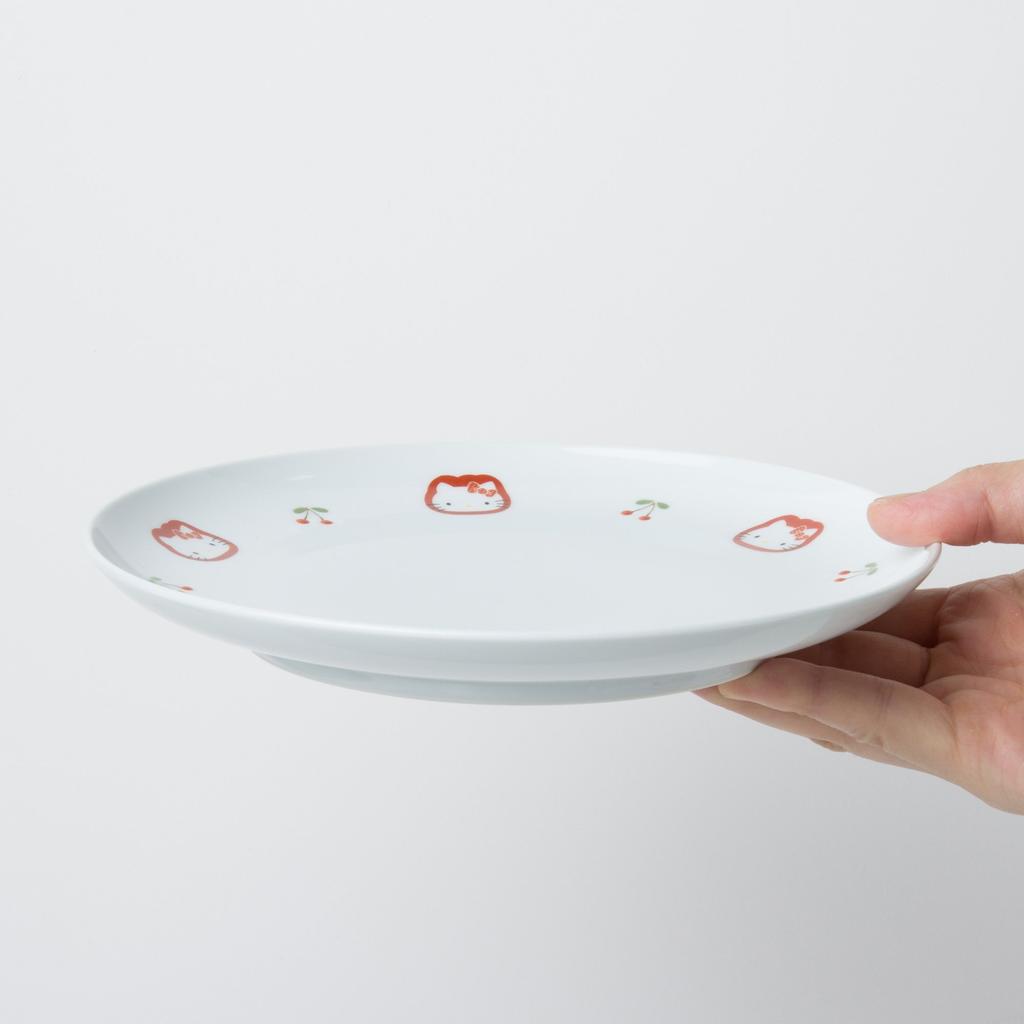 RAO3Z Ranchant тарелка Multi Height Hello Kitty Cherry Arita Ware Сделано в Японии 6 дюймов (19,4см) 19,4x2,5см