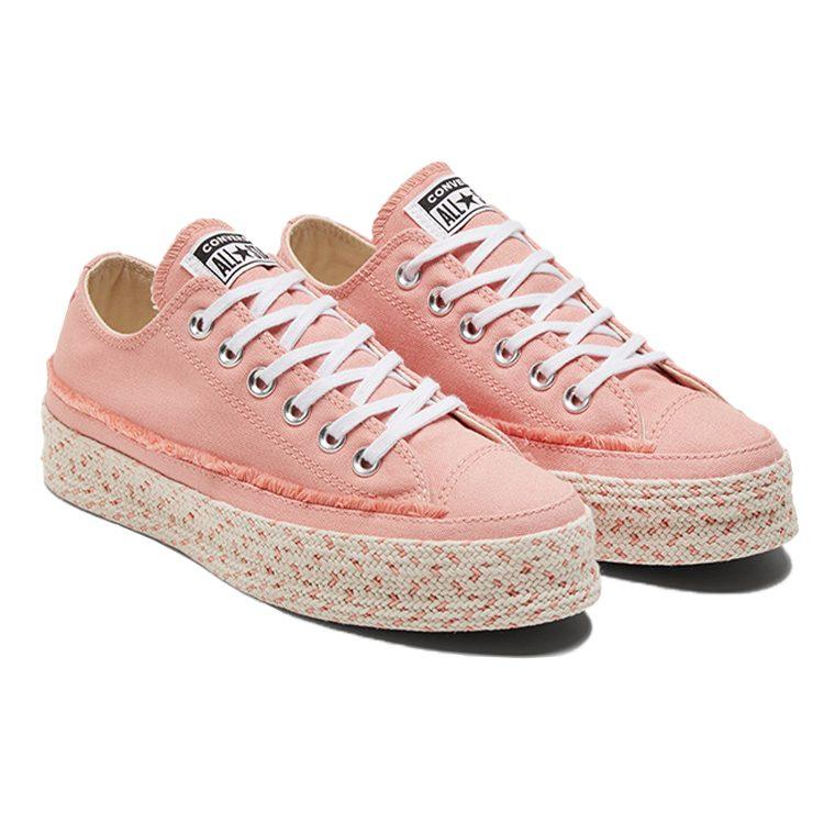 Кеды Chuck Taylor All Star Wmns Converse Низкие 'Color Espadrille - Розовый Кварц' Женские 570771C