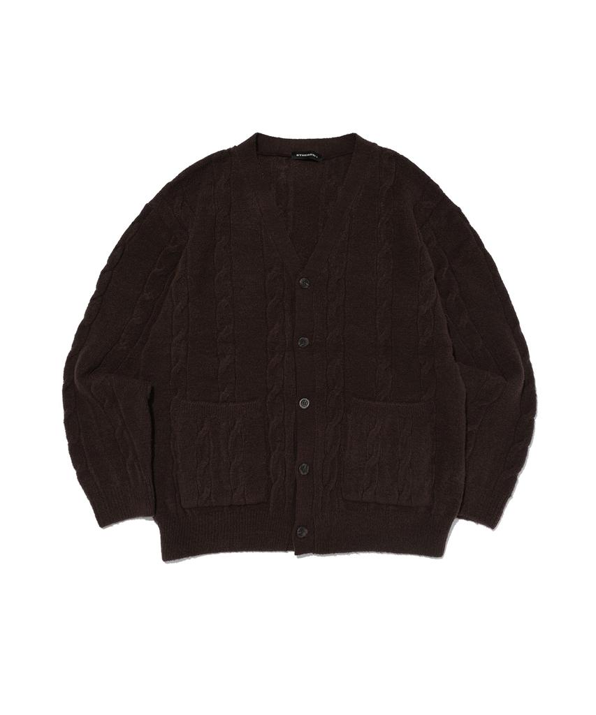 Кардиган Otherfits Свободный Повседневный (коричневый)