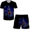 Summer Five Night At Freddy Clothing Suits 3D Printing Birthday Party Gifts Clothes Sets Boys Girls FNAF Cartoon Casual Outfits