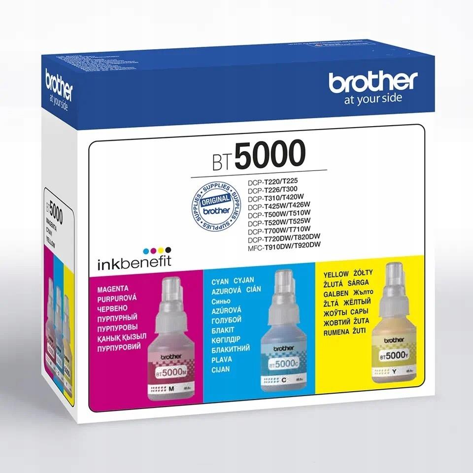 Brother Bt5000Cmy Ink Set 3 X 48.8 1 Pc