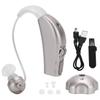 Перезаряжаемый слуховой аппарат, усилитель звука в ушах, ABS с зарядной базой, шумоподавление