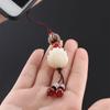 Cord Car Pendent Bag Pendant Bodhi Lotus Flower Keychain Cell Phone Lanyard Mobile Phone Lanyard