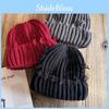 Color Solid With Hole Knitted Hat For Men Women Winter Street Fashion Headgear
