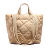 Spacious Stylish And Nylon Tote Bag For Women With Quilted Design Perfect For Everyday Use