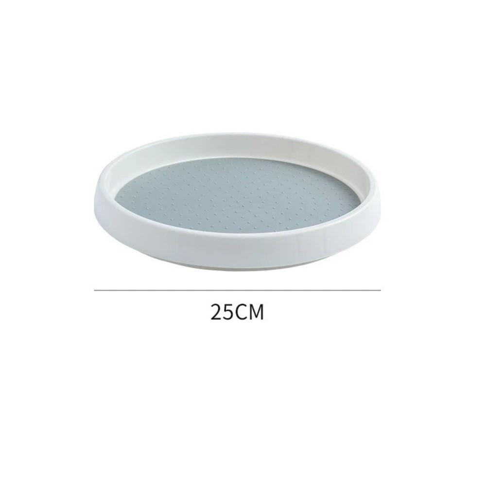 Multifunctional 360 Rotating Seasoning Storage Rack Non Slip Space Saving 360 Rotating Tray Round Organizer Spice Rack Office