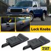 2/4Pcs Front/Rear DOOR LOCKING ROD KNOB Black For Chevrolet GMC Cadillac Hummer