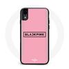 Case for Iphone XS Blackpink K-pop Group Logo Pink Background