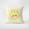 Cute Animal Cartoon Pattern Decorative Pillowcase Living Room Bedroom Square Cushion Pillowcase
