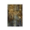 Golden Zebra Abstract Canvas Paintings On the Wall Art Fashion Luxury Art Posters and Prints Animals Home Decor Pictures Cuadros
