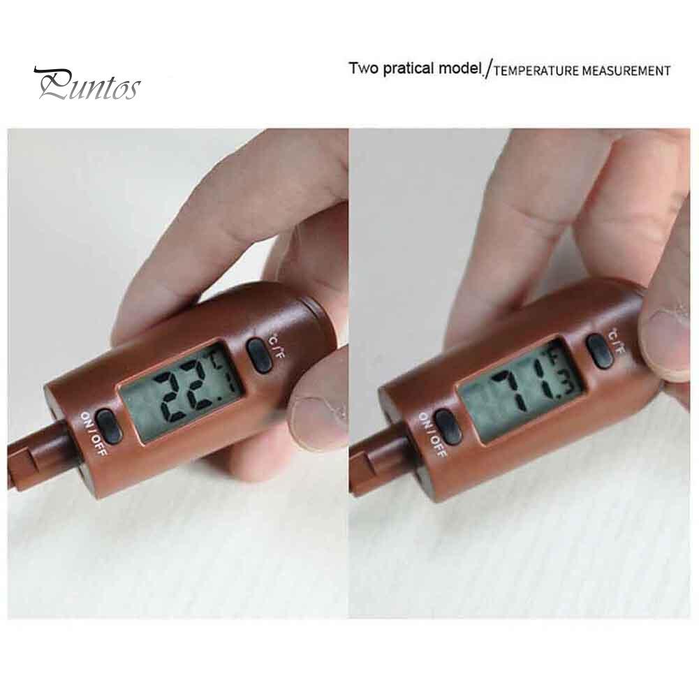 Kitchen Baking Tool Silicone Digital Spatula Cooking Thermometer Stirrer Food