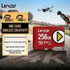 Lexar Карта памяти PLAY Micro SD 128 ГБ, 205 МБ/с, высокоскоростная карта TF 256 ГБ, 512 ГБ MicroSDXC A2 V30 для Nintendo Switch, игрового планшета