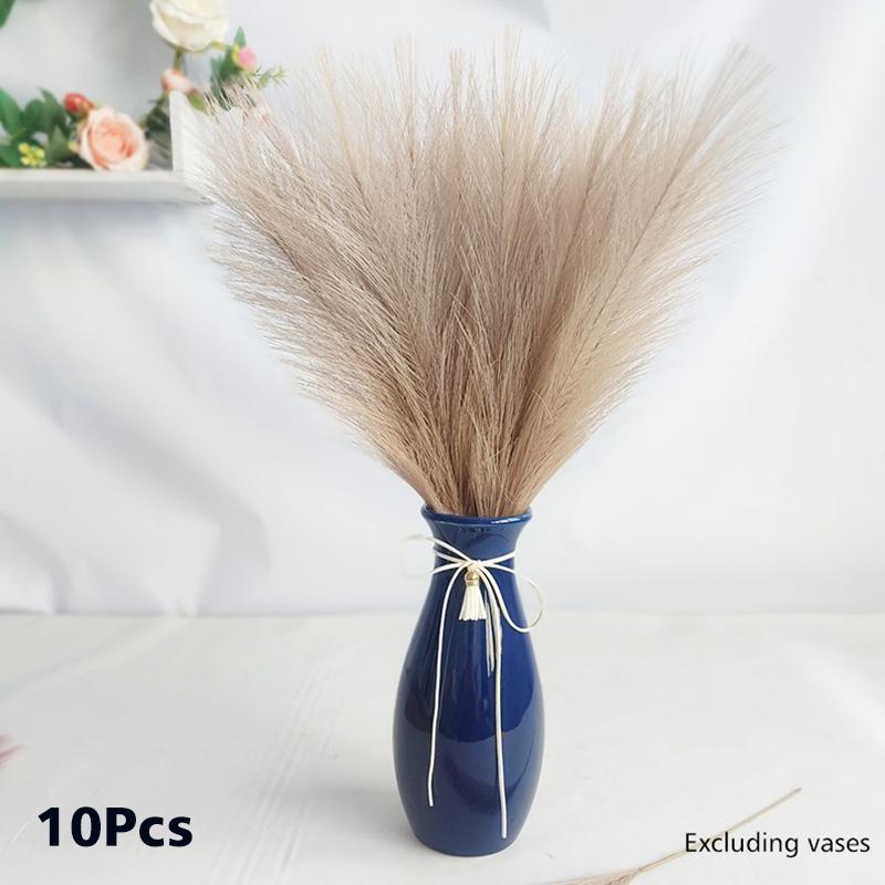 10 шт. простой элегантный искусственный тростник из пампасной травы, искусственный тростник для растений