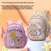 Curved Backpack Capybara Shoulder Straps Cartoon Fit For Preschool Children