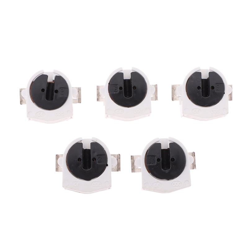 5 шт. Патрон для люминесцентной лампы T5 T8 с цоколем G5 G13, нешунтированный, термостойкий, AC 500 В 2 А для светодиодной люминесцентной лампы