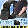 Men's Extra Long Large Pants Belt, No Iron No Magnetic Belt For Fat Man - 150cm