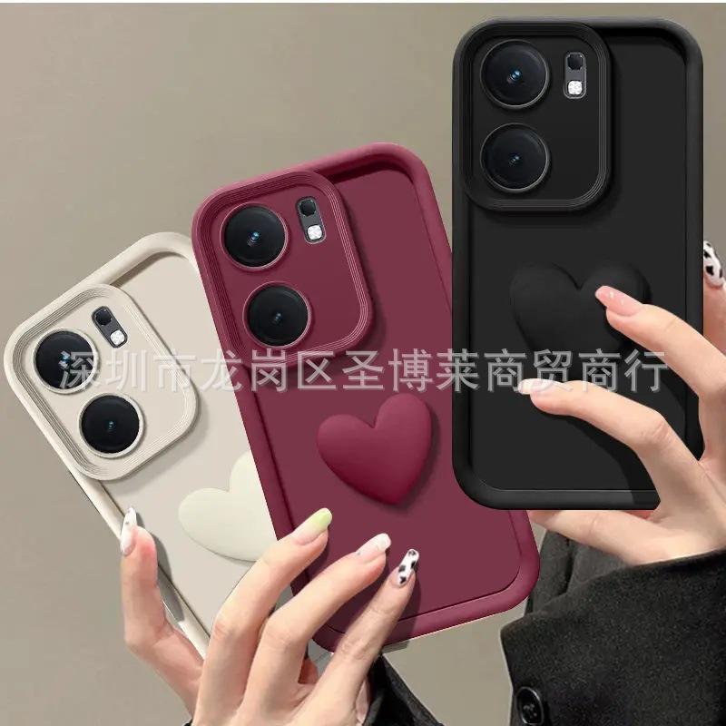 Трехмерная любовь подходит для Samsung S25Ultra креативный S23ultra emery S24 защитный чехол note20