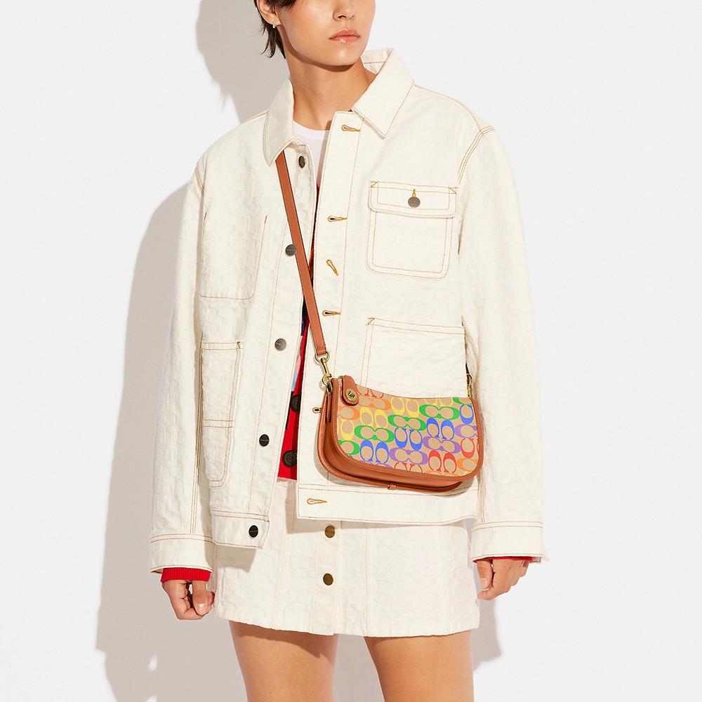 New COACH Swinger Shoulder Bags CA100-B4UDU