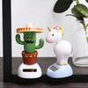 Cute Home Ornament Gift Shaking Moving Flip Flaps Toy Solar Powered Swing Dancing