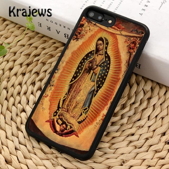 Krajews Virgin Maria Phone Case Cover For iPhone 17 Air 16 15 14 plus 12 13 pro max coque Shell Fundas