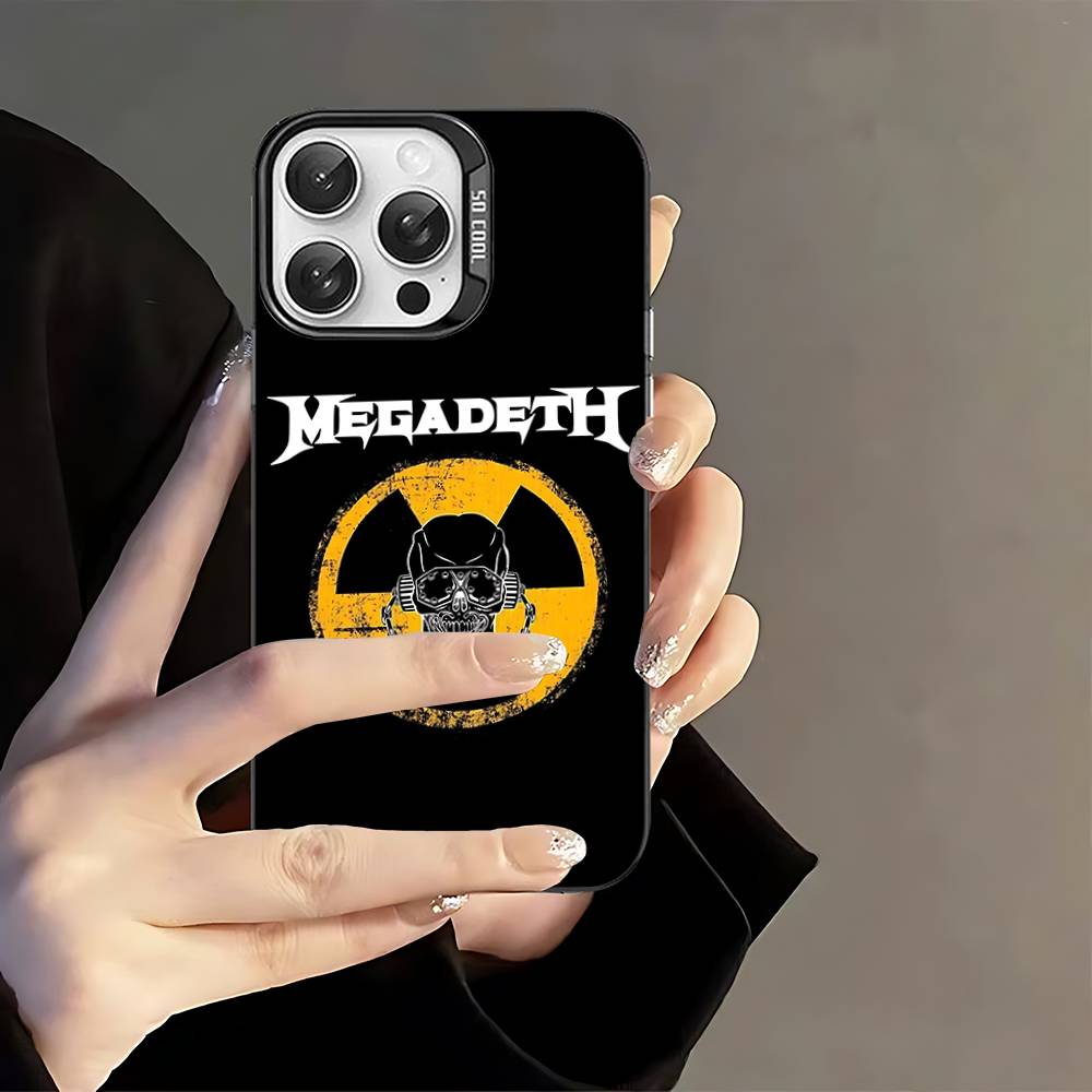 Music Band M-Megadeth Phone Case For IPhone 17 16 15 14 13 Pro 12 11 Pro Max PLUS Color Back Cover