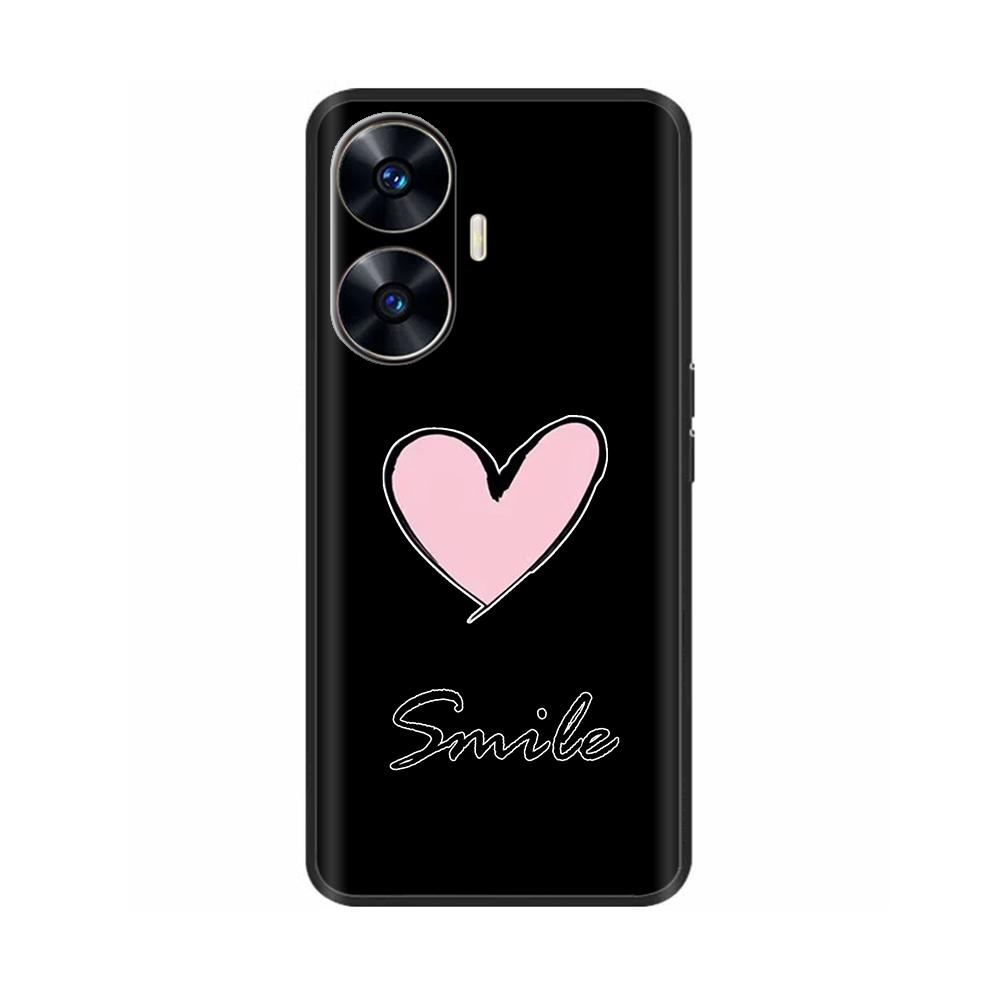 Чехол для телефона Realme C55 Модный Мягкий Жидкий Силикон Полная Защита Задняя Крышка для Realme Narzo N55 Чехол C 55 RMX3710 Fundas