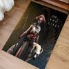 Коврик с принтом Assassin's Creed - Мягкий, Моющийся, Нескользящий Коврик для Дома, Офиса, Под Стулья, Для Гостиной, Домашнего Офиса, Декоративный Ковер