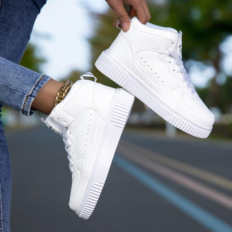 Women Shoes Woman Sports Shoes Comfortable White Sneakers Lace Up Women Casual Walking Shoes Athletic Women's Shoes