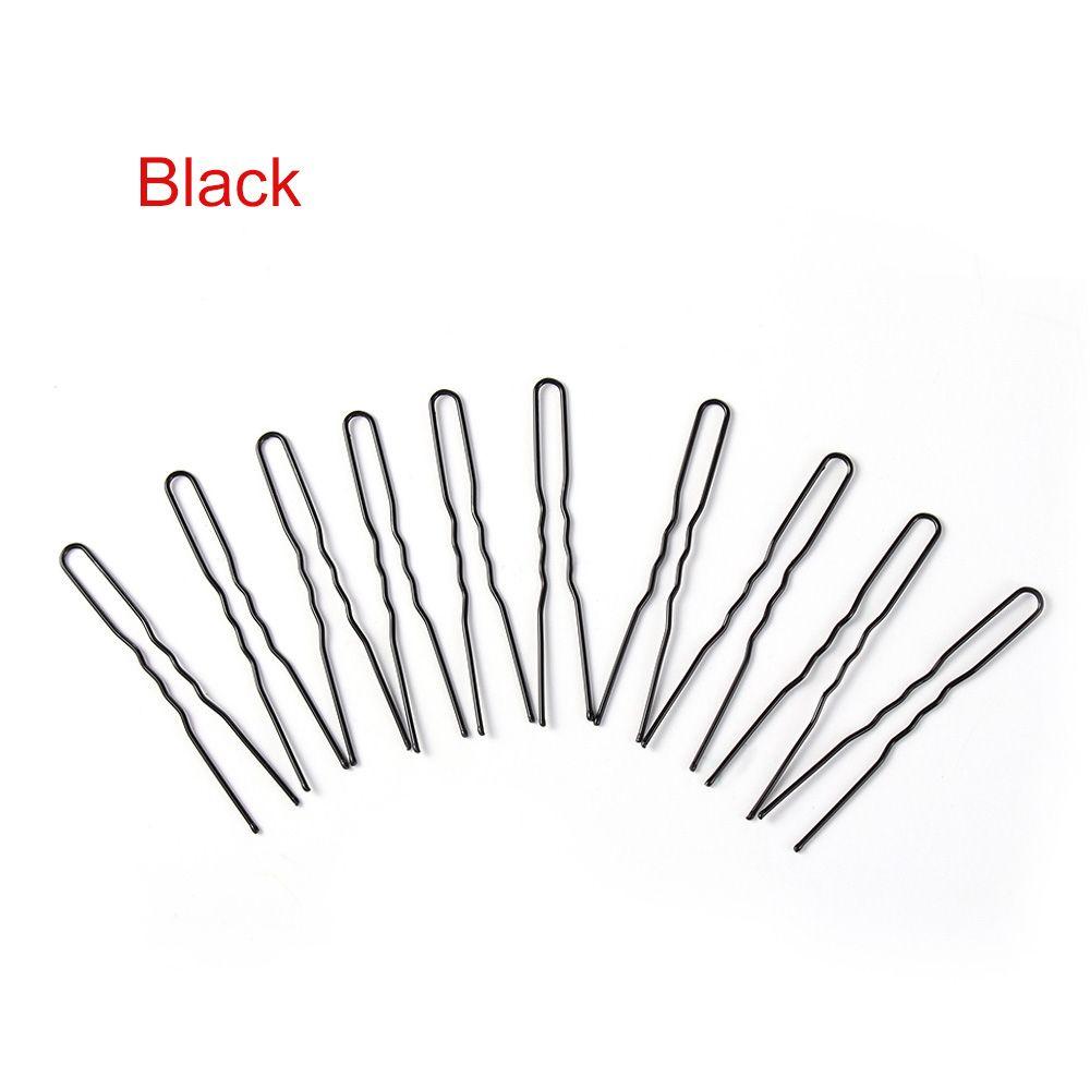 20Pcs Gold Gifts Headwear U-shaped Barrette Waved Hair Pins Hairclips