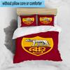 3pcs Rome Wolf Football club Printed Bedding Set Duvet Cover Closure Includes 1 Duvet Cover & 2 Pillowcases Bedding Sets Home Decor Gifts