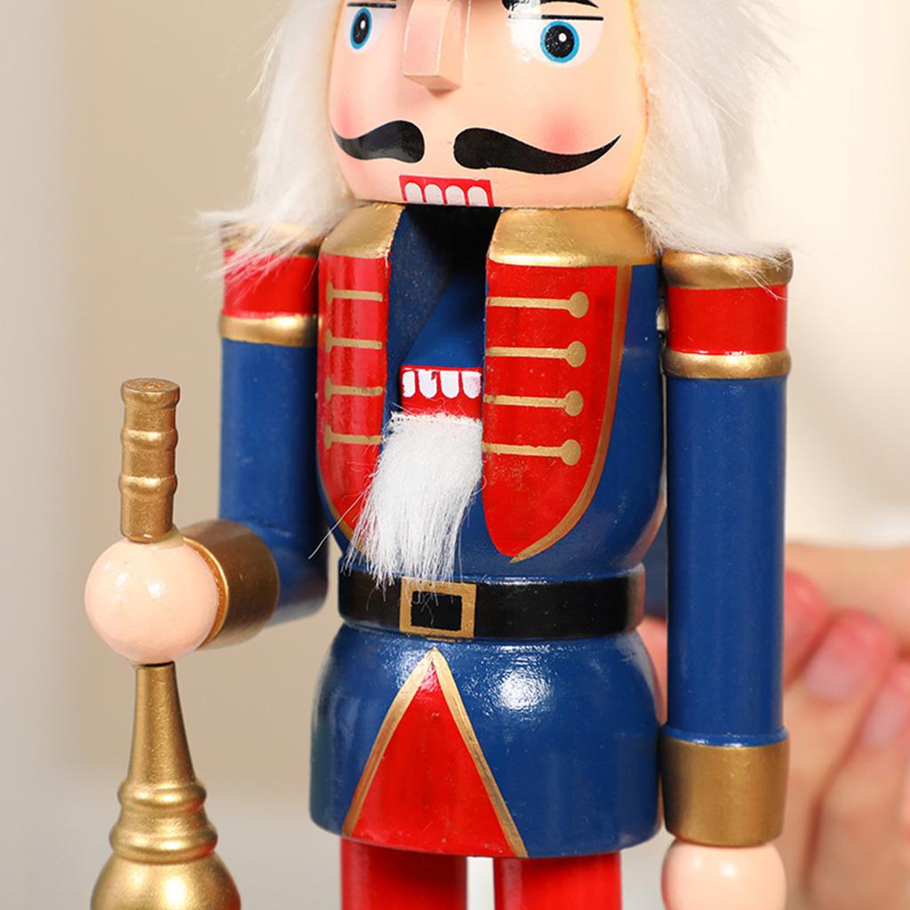Intricately Carved Wooden Nutcracker Christmas Nutcracker Festival Christmas Mini Soldier Decorations Fine Craft