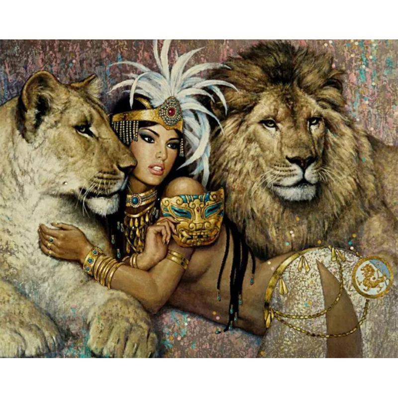 DIY Алмазная картина Сексуальная женщина Набор для вышивки крестом Мозаичное искусство Алмазная картина Полный круг Алмазное украшение для дома