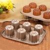 6/9/12 отверстий Форма для торта Углеродистая сталь Форма для выпечки Мини-форма для торта Канеле Формы для маффинов и кексов Инструмент для выпечки десертов Домашняя кухня Готовить