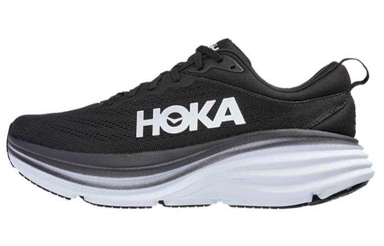 HOKA One One Bondi 8 Черно-белый Женский 1127952-BWHT