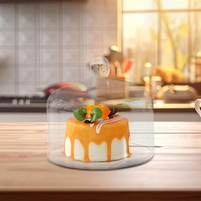 Акриловая крышка для подставки для торта, крышка для торта, демонстрационный купол, кондитерский колпак, круглая для