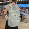 Polar Dot Print Backpack Women's Large Capacity Backpack Student Schoolbag
