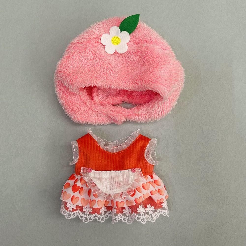 С мультяшной повязкой на голову, аксессуары, платье принцессы, милая кукольная юбка, 20 см, хлопковая кукла/куклы EXO Idol