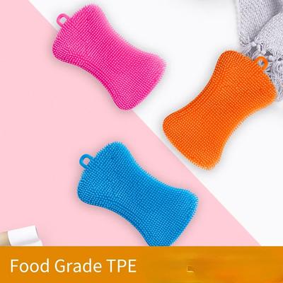 3 шт. кухонная щетка для мытья посуды щетки для мытья кастрюль губка для мытья посуды фруктов овощей силиконовая щетка для мытья посуды