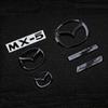 Car Front Head Hood Bonnet Emblem Rear Tail Bumper Logo for MAZDA MX5ND 2015 2016 2020 2024-2026 Emblem Sticker Accessories