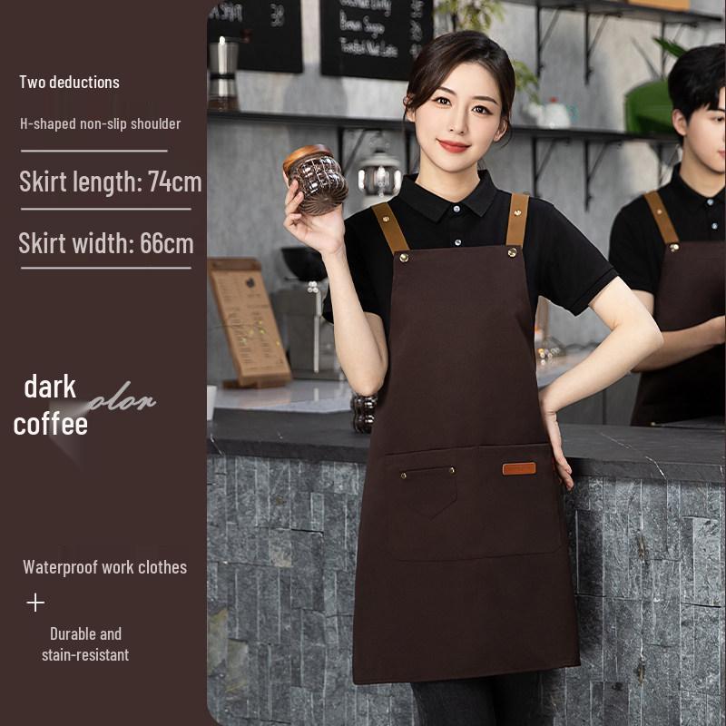 Multifunctional Apron for Kitchen, Gardening, Studio, Supermarket, Milk Tea, Nail Art, Catering, and Waitstaff.