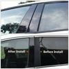 Glossy Black Car Door Trim Pillar Posts for Honda Odyssey RA6 7 8 9 2000 2001 2002 2003 2004 Cover Stickers Window Decoration