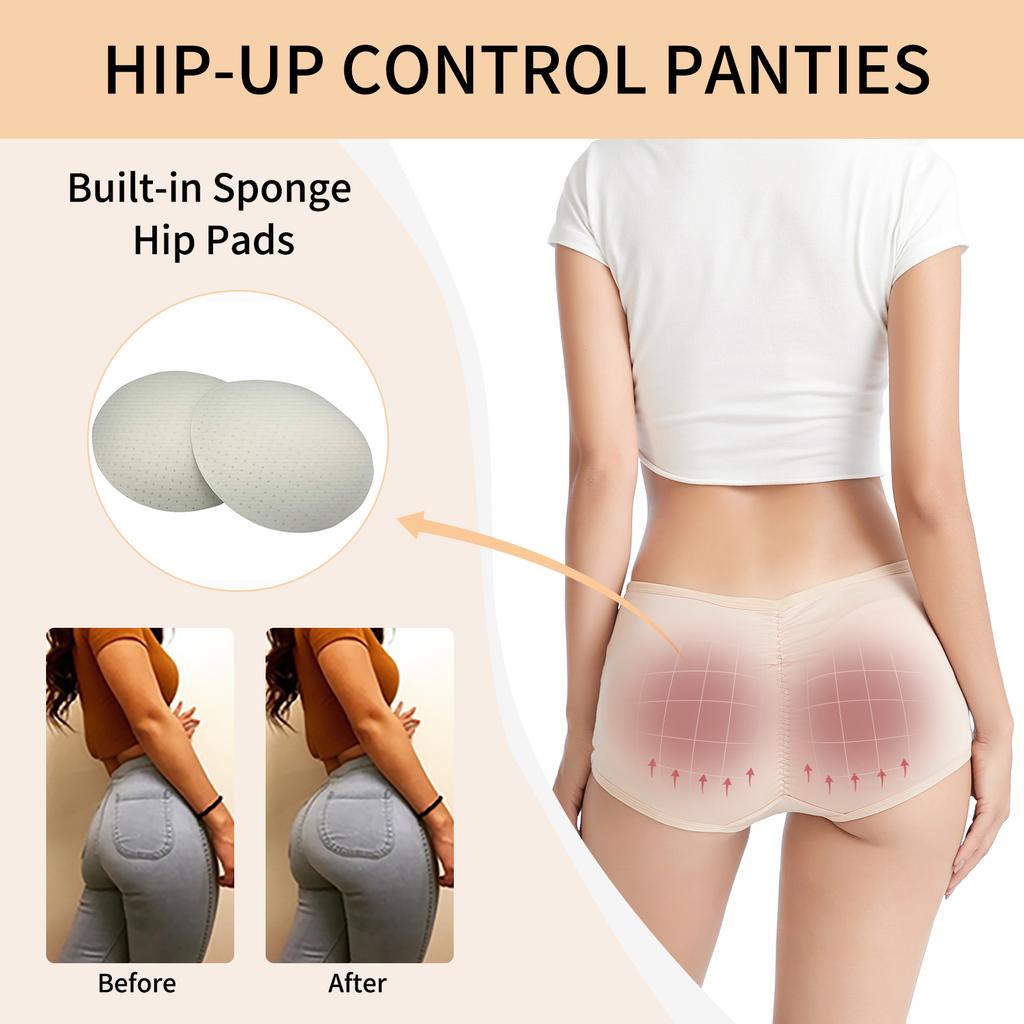 Женские трусики для увеличения ягодиц, нижнее белье с подкладкой в ​​виде задницы, корректирующее белье, трусы на бедрах, трусы с эффектом пуш-ап, подтягивающие ягодицы