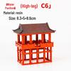 Ancient Architecture Bonsai Pavilion Ornament for Fish Tank and Aquaterrarium Landscaping